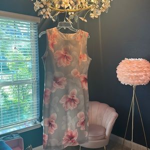 Calvin Klein Scuba style sleeveless dress.